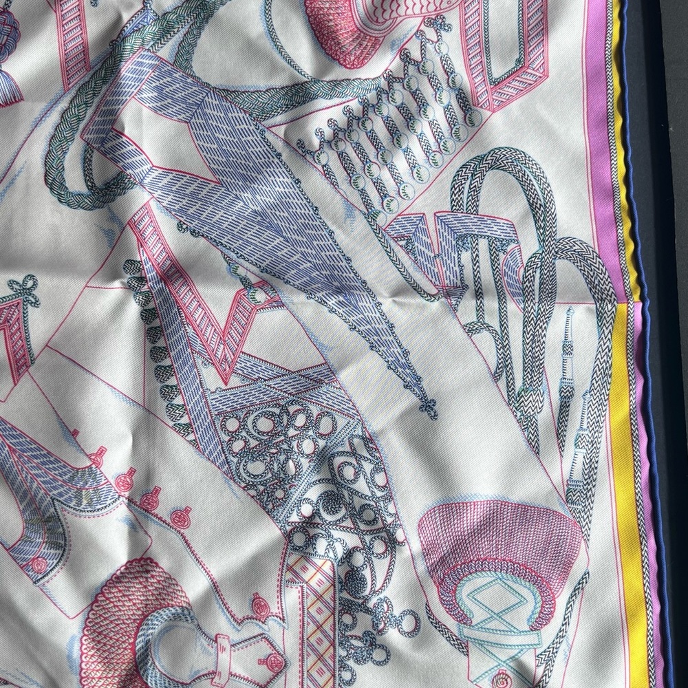 Hermes pocket square